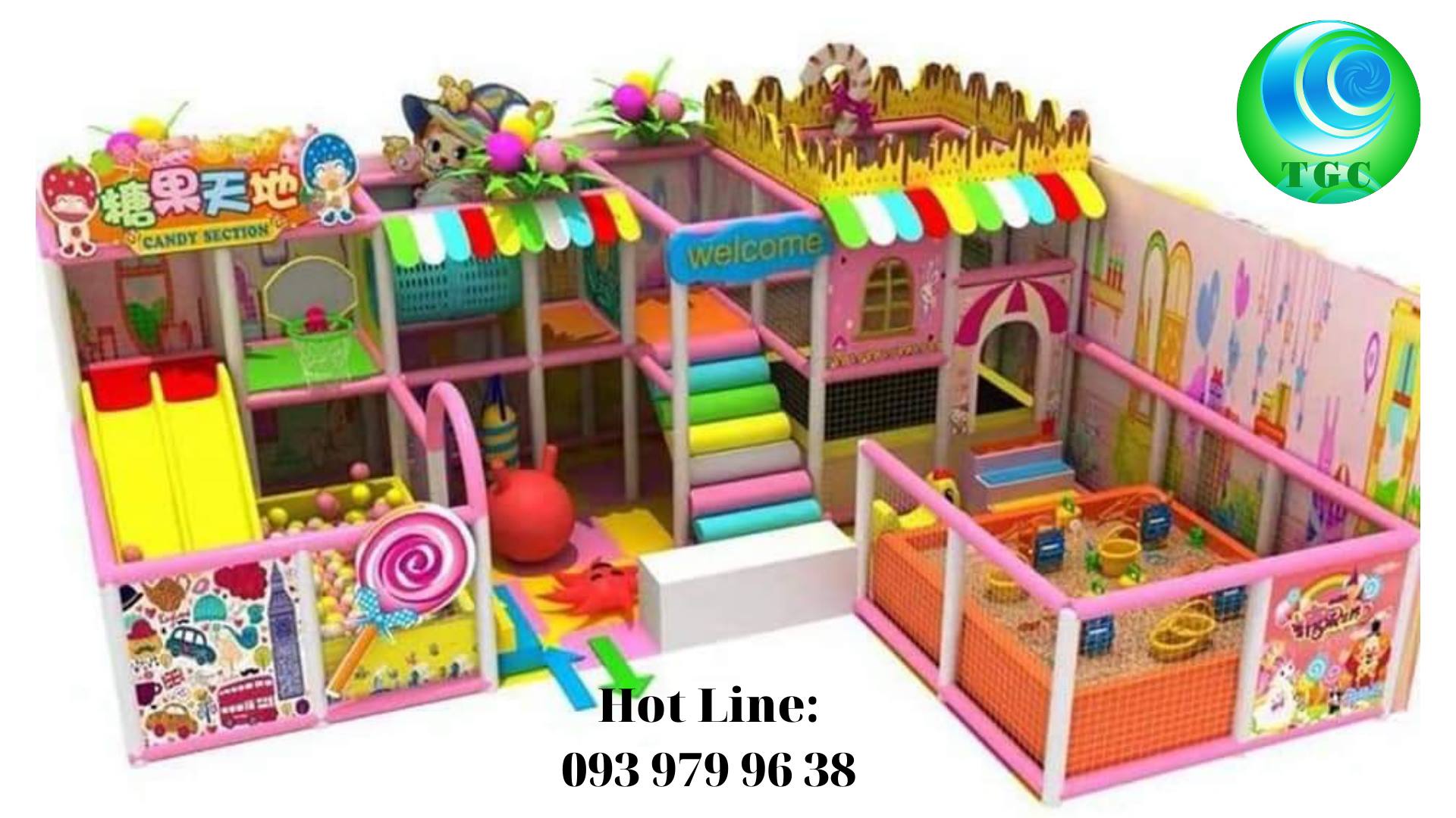 Khu vui chơi thiếu nhi cho quán cafe, nhà hàng